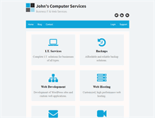 Tablet Screenshot of johnscs.com